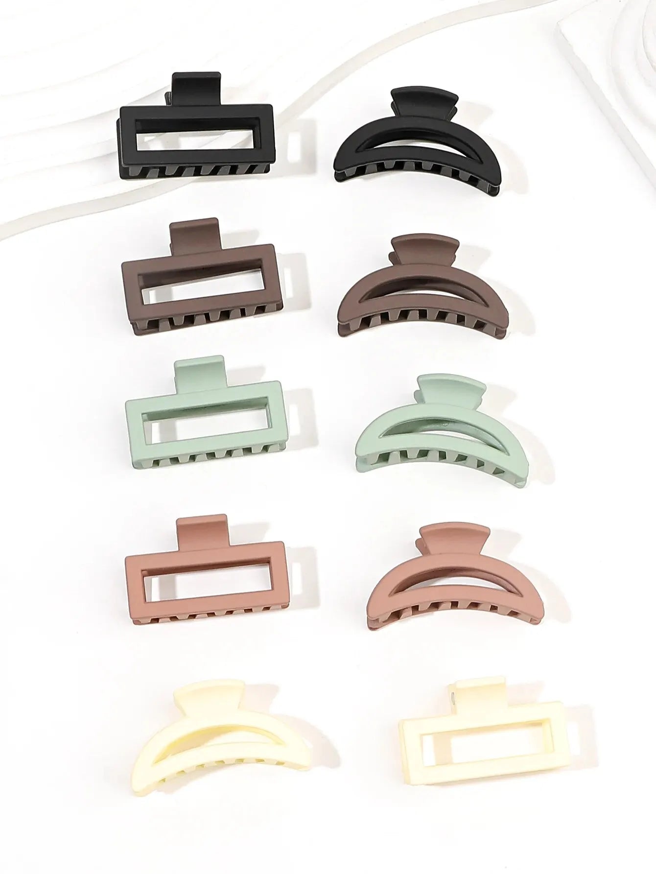 Small Hair Claw Clips for Women Girls,6/10 Pcs Mini Tiny Hair Claw Clips for Thin/Thick/Medium/Fine Hair