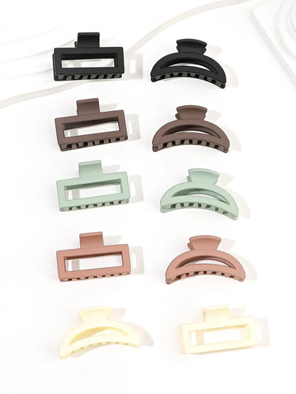 Small Hair Claw Clips for Women Girls,6/10 Pcs Mini Tiny Hair Claw Clips for Thin/Thick/Medium/Fine Hair