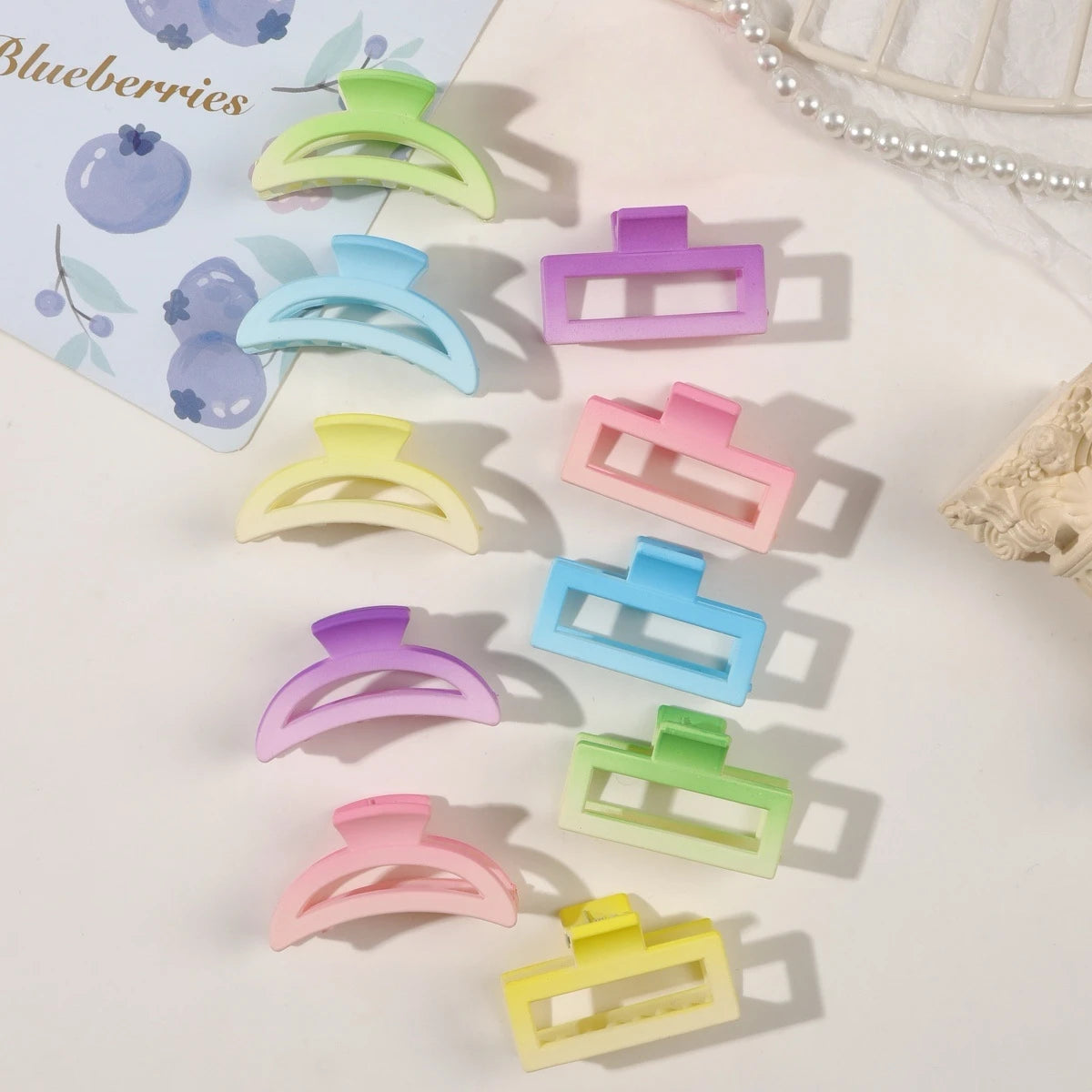 Small Hair Claw Clips for Women Girls,6/10 Pcs Mini Tiny Hair Claw Clips for Thin/Thick/Medium/Fine Hair