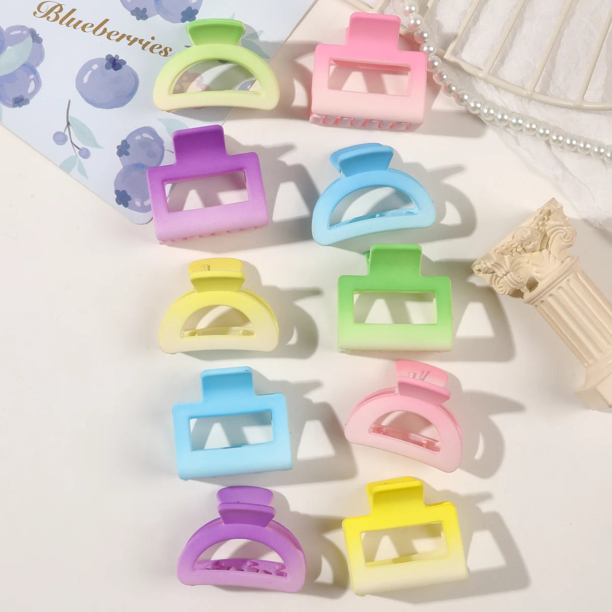 Small Hair Claw Clips for Women Girls,6/10 Pcs Mini Tiny Hair Claw Clips for Thin/Thick/Medium/Fine Hair